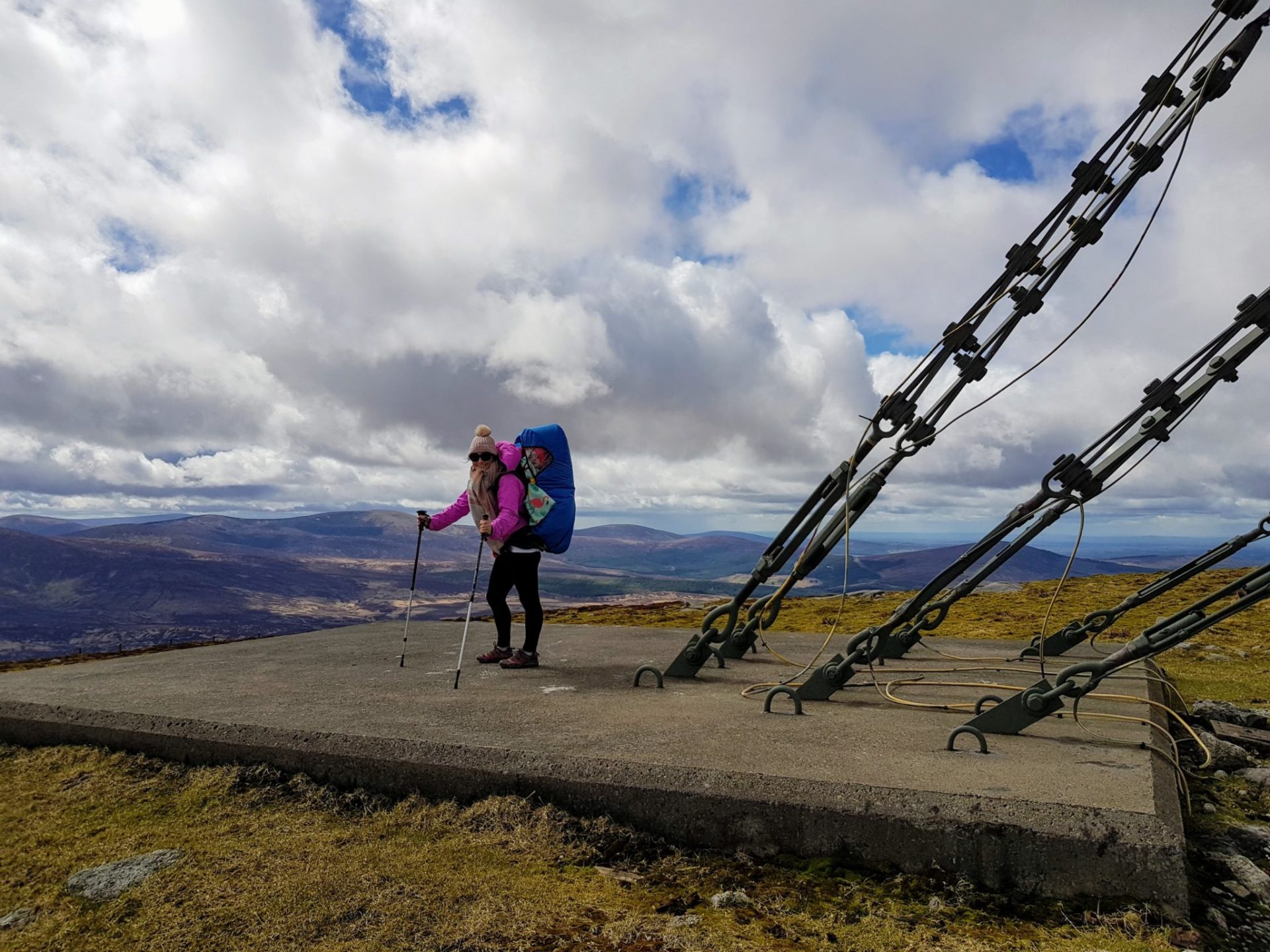 Hiking to Kippure mast